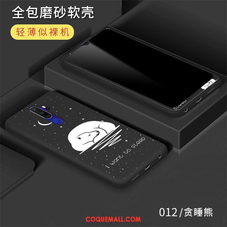 Étui Oppo A9 2020 Tempérer Fluide Doux Silicone, Coque Oppo A9 2020 Incassable Téléphone Portable