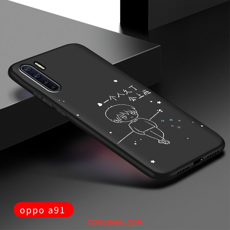 Étui Oppo A91 Créatif Marque De Tendance Silicone, Coque Oppo A91 Tout Compris Téléphone Portable
