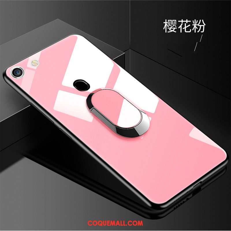 Étui Oppo F5 Youth Anneau Tendance Rose, Coque Oppo F5 Youth Incassable Protection