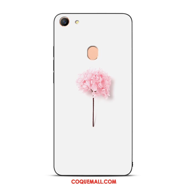Étui Oppo F5 Youth Blanc Téléphone Portable Art, Coque Oppo F5 Youth Petit Rose