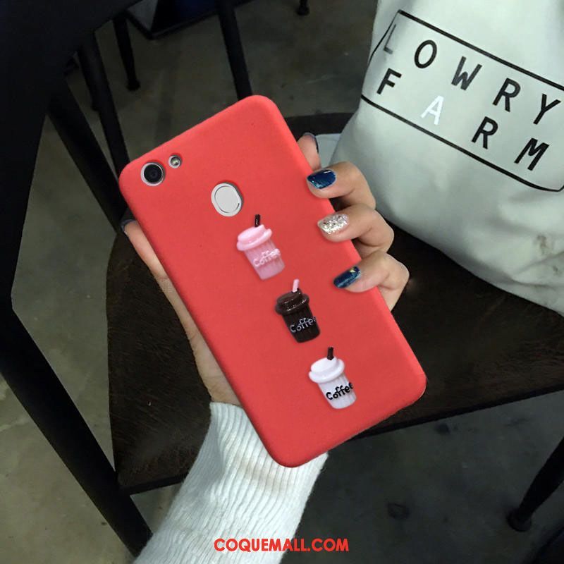 Étui Oppo F5 Youth Téléphone Portable Créatif Délavé En Daim, Coque Oppo F5 Youth Silicone Personnalité