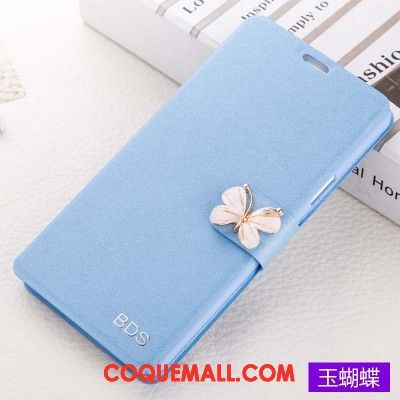 Étui Oppo F9 Protection Bleu Téléphone Portable, Coque Oppo F9 Incassable Étui En Cuir