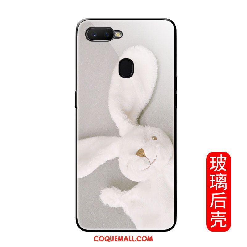 Étui Oppo F9 Starry Silicone Mode Lapin, Coque Oppo F9 Starry Créatif Tissu