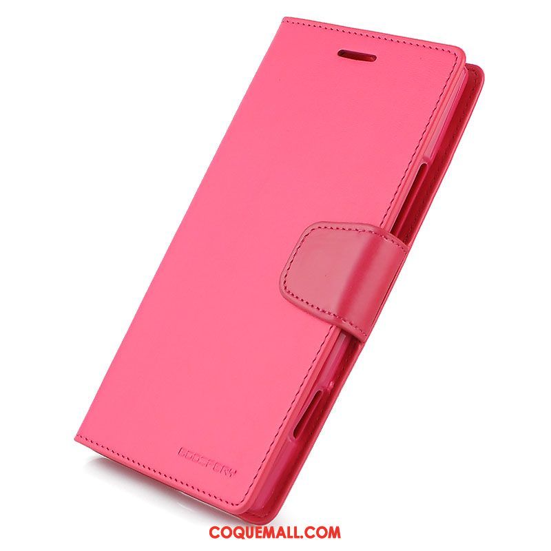 Étui Oppo R15 Pro Rouge Protection Étui En Cuir, Coque Oppo R15 Pro Téléphone Portable Silicone