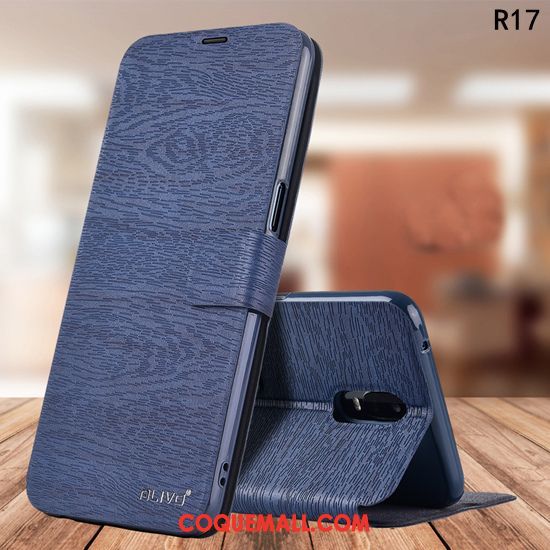 Étui Oppo R17 Tout Compris Étui En Cuir Incassable, Coque Oppo R17 Téléphone Portable Protection