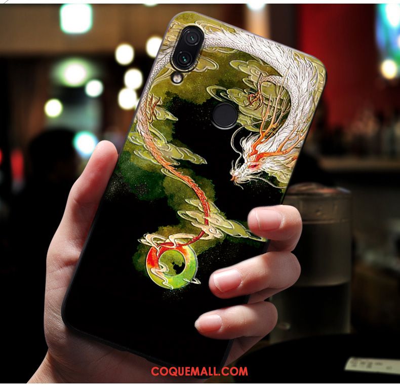 Étui Redmi Note 7 Incassable Protection Luxe, Coque Redmi Note 7 Créatif Tout Compris Beige