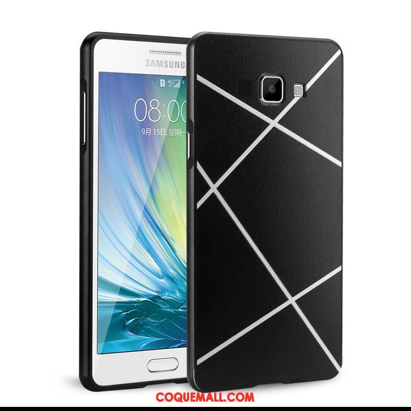 Étui Samsung Galaxy A5 2016 Étoile Téléphone Portable Miroir, Coque Samsung Galaxy A5 2016 Border Noir