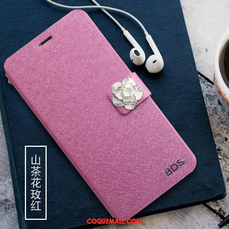 Étui Samsung Galaxy A5 2017 Étoile Rose Incassable, Coque Samsung Galaxy A5 2017 Étui En Cuir Téléphone Portable