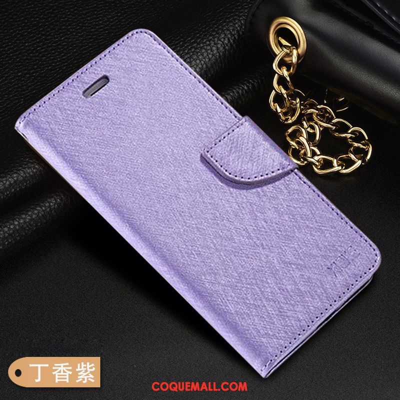 Étui Samsung Galaxy A50 Support Violet Membrane, Coque Samsung Galaxy A50 Téléphone Portable En Cuir