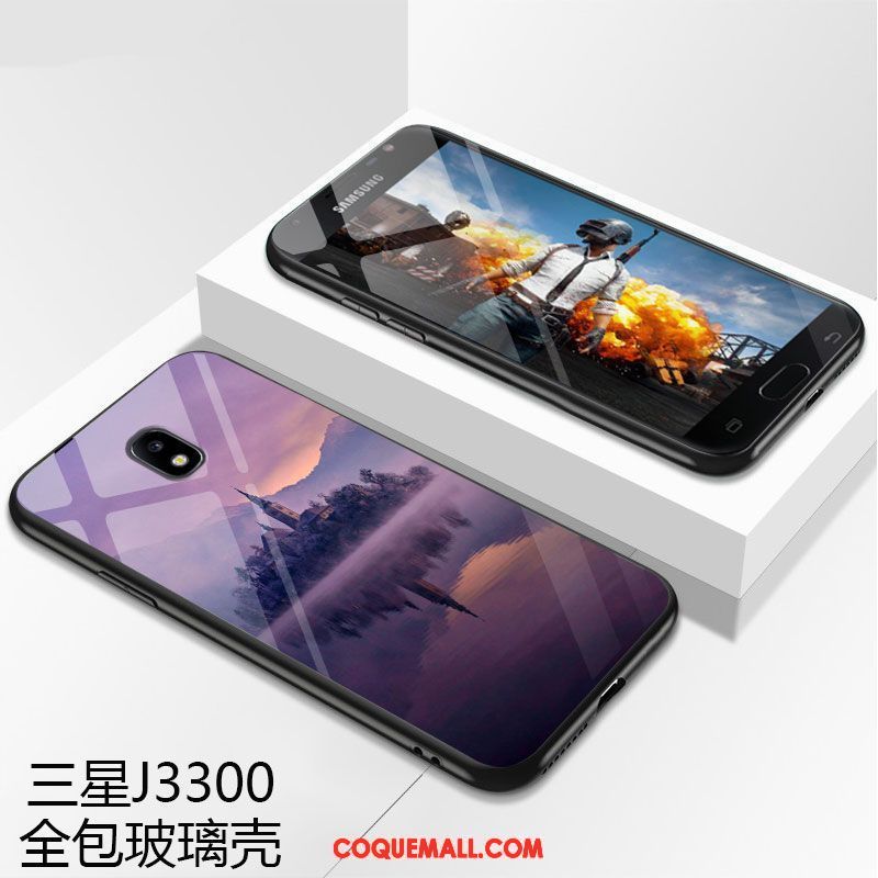 Étui Samsung Galaxy J3 2017 Étoile Incassable Tout Compris, Coque Samsung Galaxy J3 2017 Violet Téléphone Portable