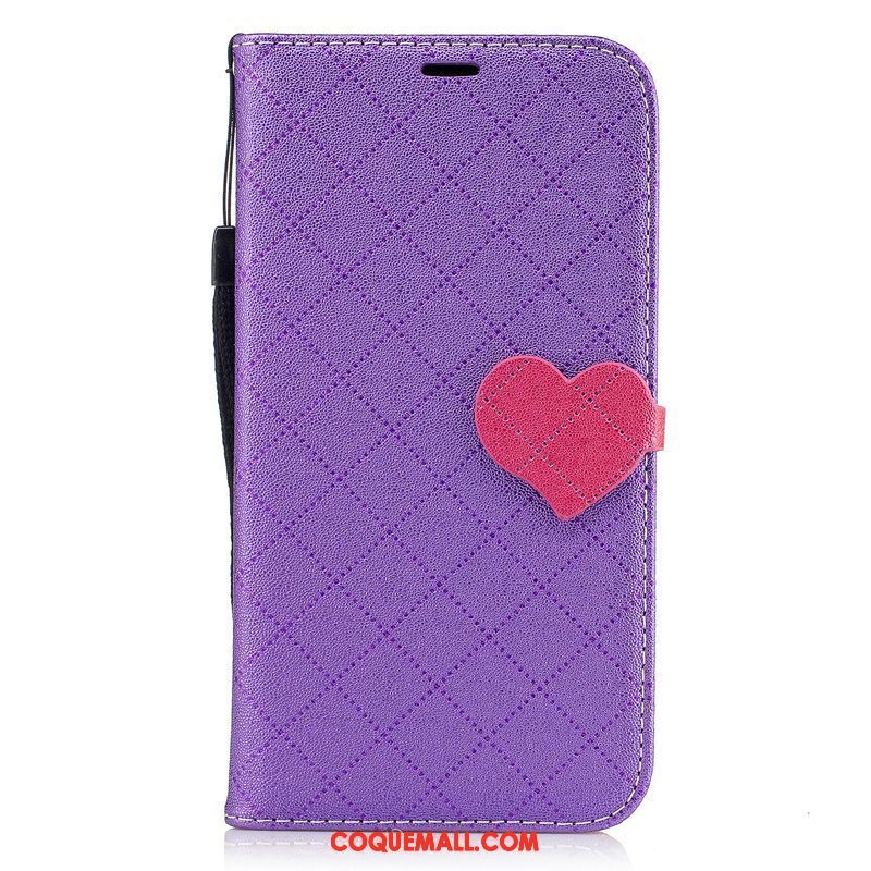 Étui Samsung Galaxy J7 2017 Violet Étoile Amour, Coque Samsung Galaxy J7 2017 Téléphone Portable Peinture