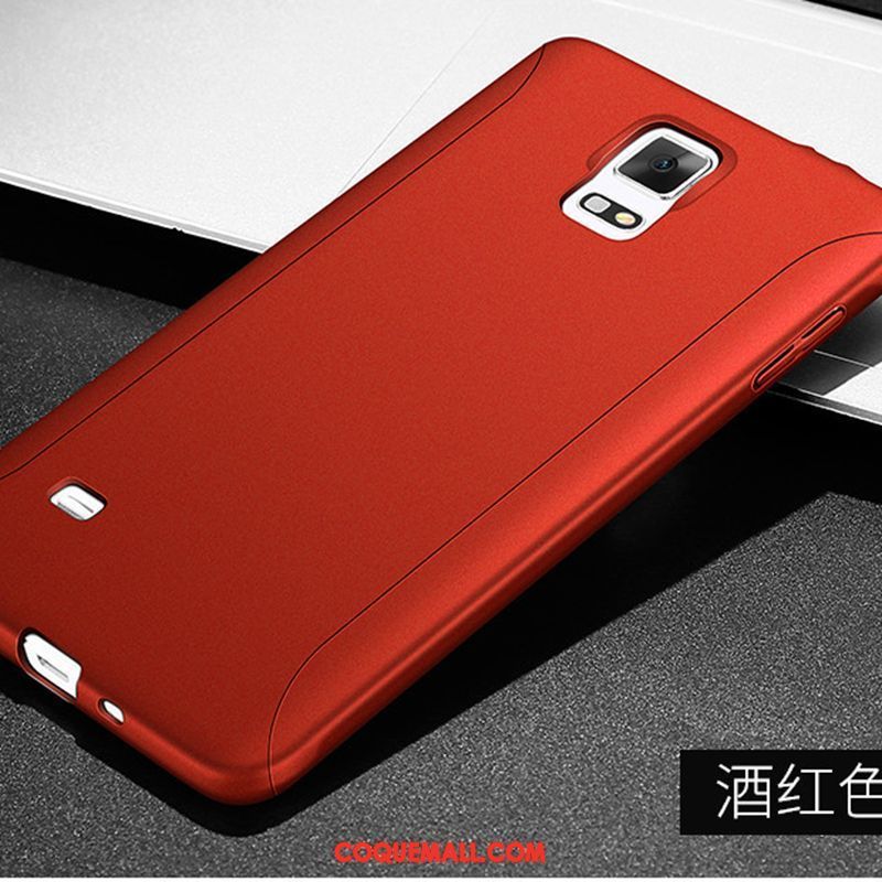 Étui Samsung Galaxy Note 4 Incassable Protection Rouge, Coque Samsung Galaxy Note 4 Téléphone Portable Étoile
