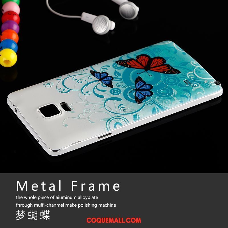 Étui Samsung Galaxy Note 4 Étoile Peinture Téléphone Portable, Coque Samsung Galaxy Note 4 Gaufrage Bleu