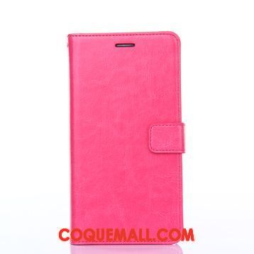 Étui Samsung Galaxy Note 4 Étui En Cuir Rose Étoile, Coque Samsung Galaxy Note 4 Téléphone Portable Protection