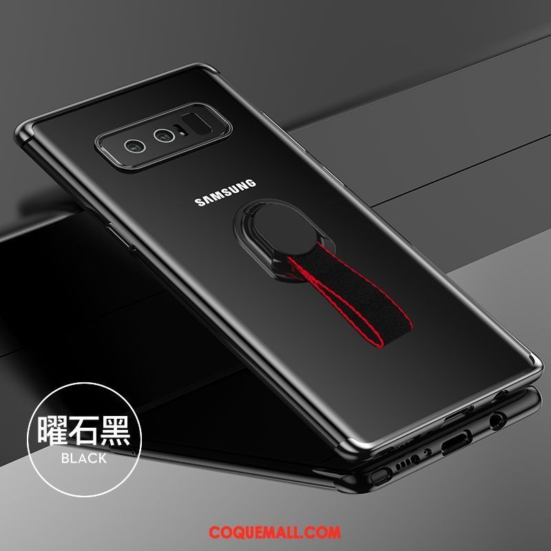 Étui Samsung Galaxy Note 8 Noir Tout Compris Silicone, Coque Samsung Galaxy Note 8 Téléphone Portable Étoile