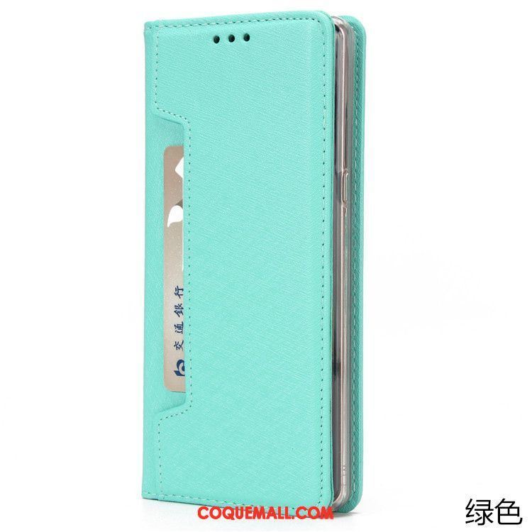 Étui Samsung Galaxy Note 8 Téléphone Portable Étoile Divisé, Coque Samsung Galaxy Note 8 Vert Magnétisme