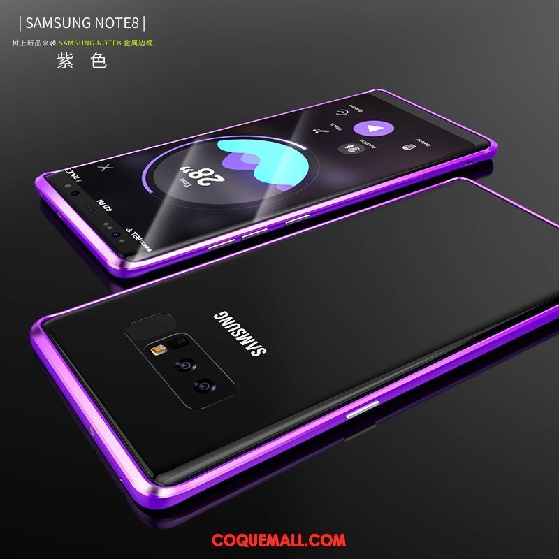 Étui Samsung Galaxy Note 8 Violet Très Mince Incassable, Coque Samsung Galaxy Note 8 Étoile Téléphone Portable