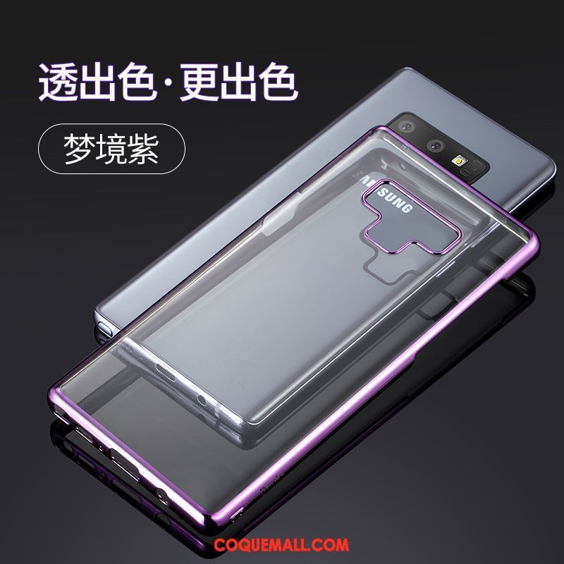 Étui Samsung Galaxy Note 9 Étoile Violet Incassable, Coque Samsung Galaxy Note 9 Téléphone Portable Net Rouge