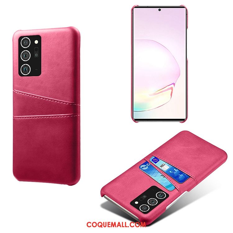 Étui Samsung Galaxy Note20 Ultra Sac Téléphone Portable Étoile, Coque Samsung Galaxy Note20 Ultra Rouge Personnalité