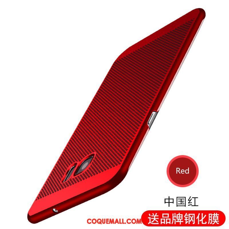 Étui Samsung Galaxy S6 Edge Rouge Étoile Téléphone Portable, Coque Samsung Galaxy S6 Edge Refroidissement