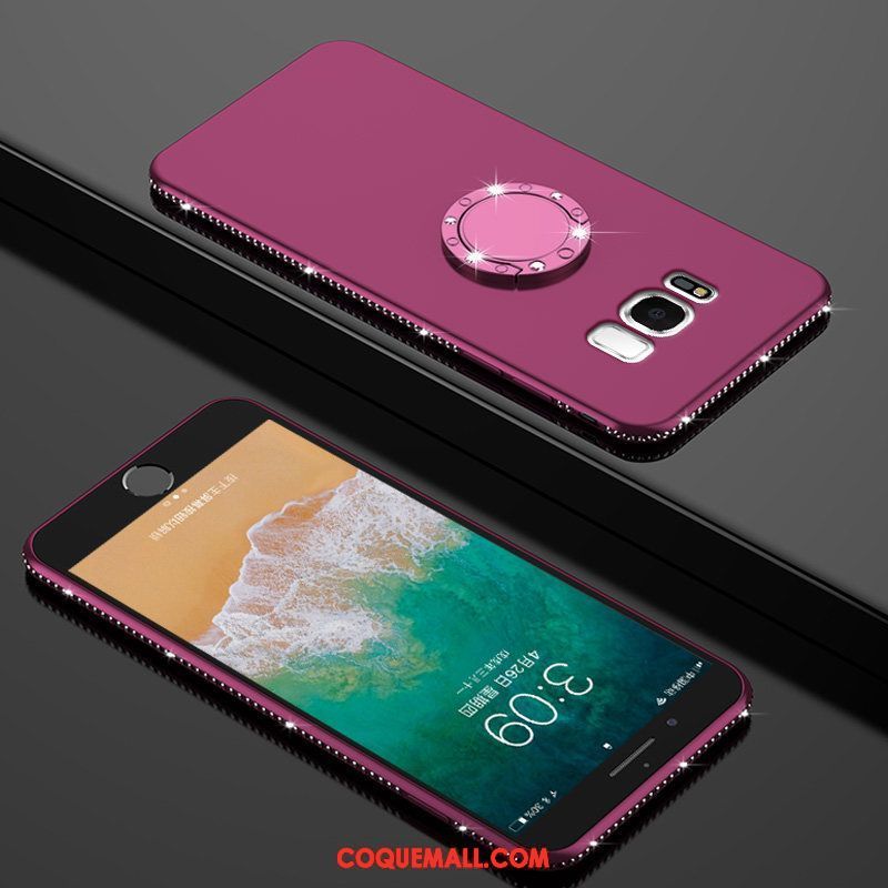 Étui Samsung Galaxy S8 Créatif Luxe Légères, Coque Samsung Galaxy S8 Net Rouge Nouveau