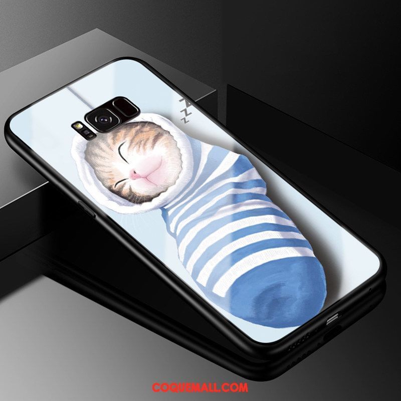 Étui Samsung Galaxy S8 Dessin Animé Simple Incassable, Coque Samsung Galaxy S8 Charmant Silicone