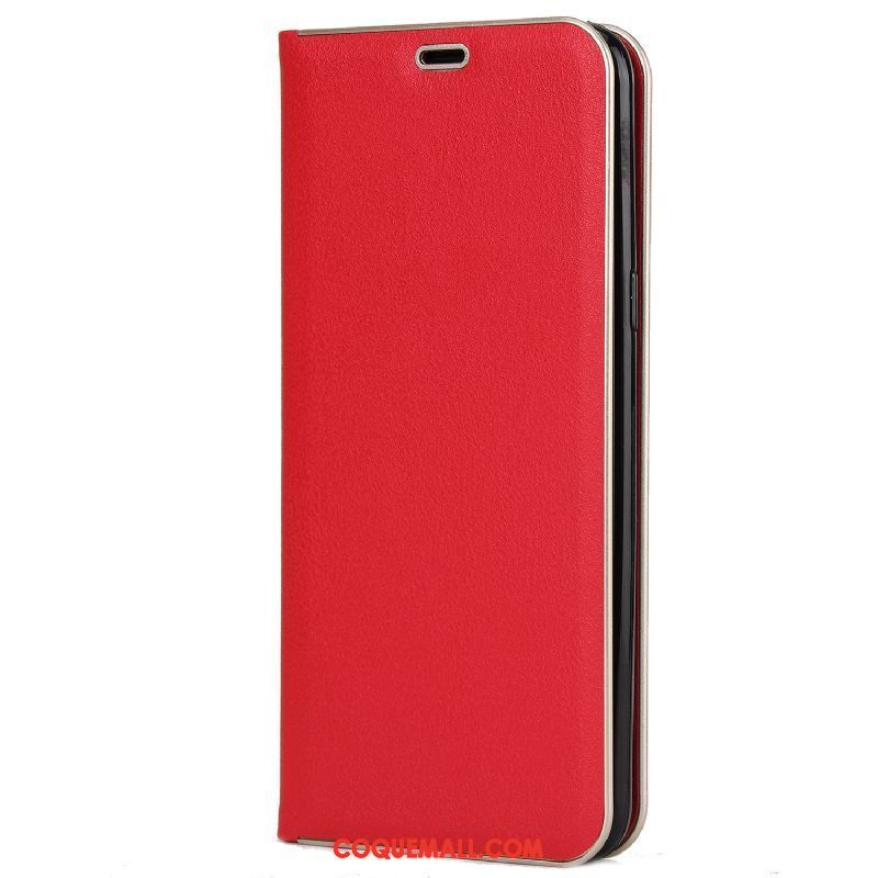 Étui Samsung Galaxy S8 Rouge Étoile Invisible, Coque Samsung Galaxy S8 Téléphone Portable Support