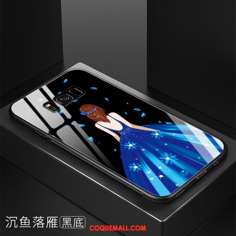 Étui Samsung Galaxy S8+ Silicone Incassable Bleu, Coque Samsung Galaxy S8+ Téléphone Portable Étoile