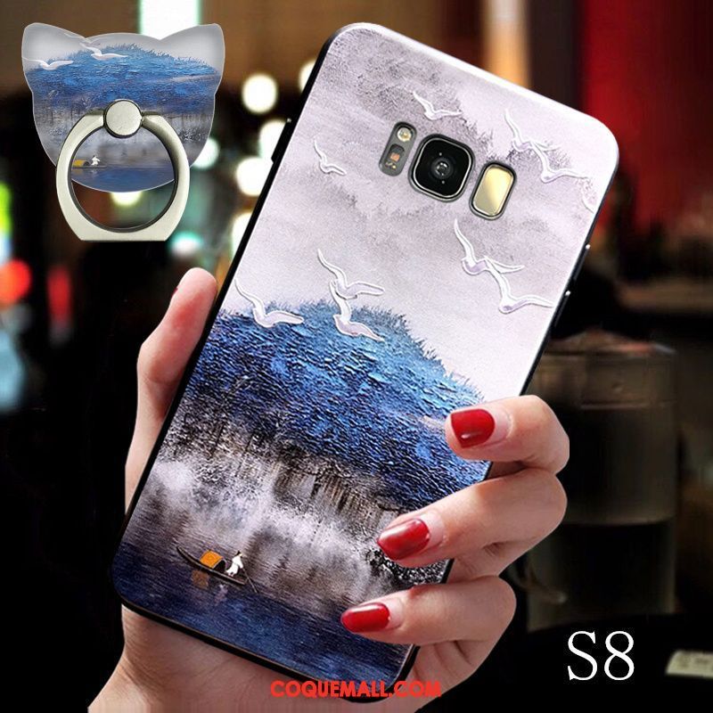 Étui Samsung Galaxy S8 Style Chinois Tout Compris Incassable, Coque Samsung Galaxy S8 Personnalité Nouveau