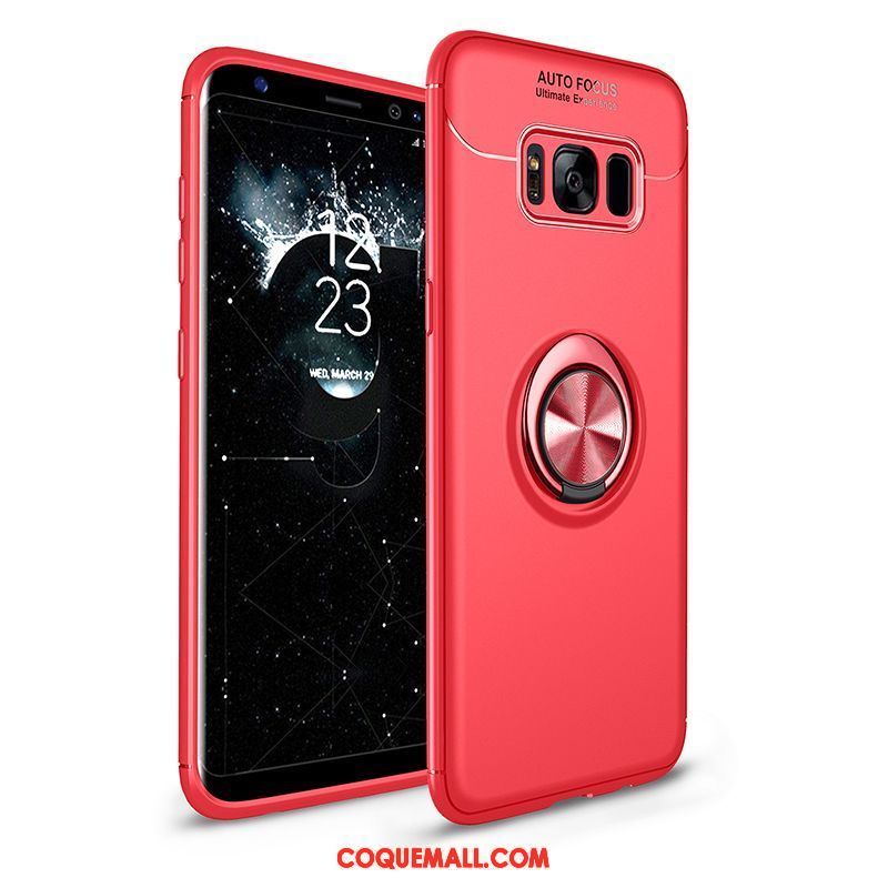 Étui Samsung Galaxy S8+ Tout Compris Étoile Support, Coque Samsung Galaxy S8+ Incassable Rouge
