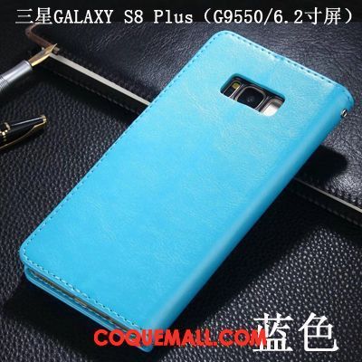 Étui Samsung Galaxy S8+ Étoile Bleu Téléphone Portable, Coque Samsung Galaxy S8+ Protection Étui En Cuir