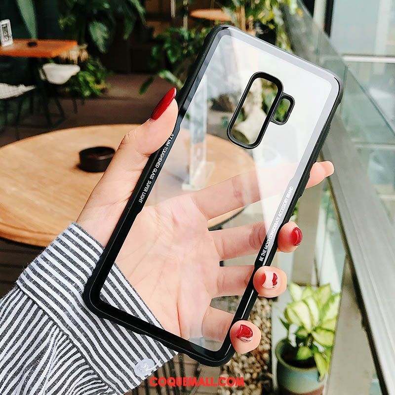 Étui Samsung Galaxy S9+ Protection Marque De Tendance Téléphone Portable, Coque Samsung Galaxy S9+ Miroir Simple