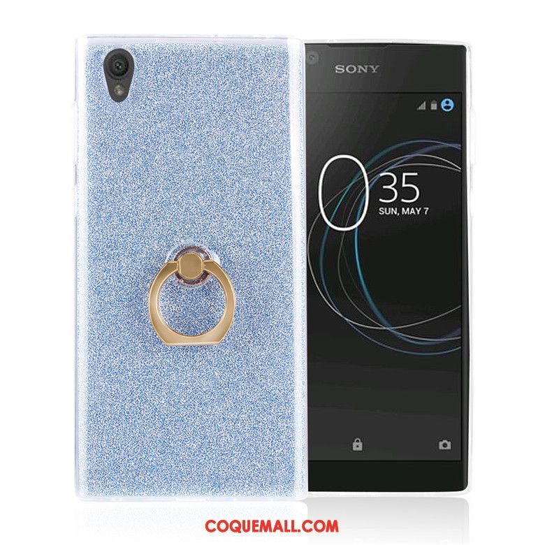 Étui Sony Xperia L1 Fluide Doux Téléphone Portable Bleu, Coque Sony Xperia L1 Simple Incassable