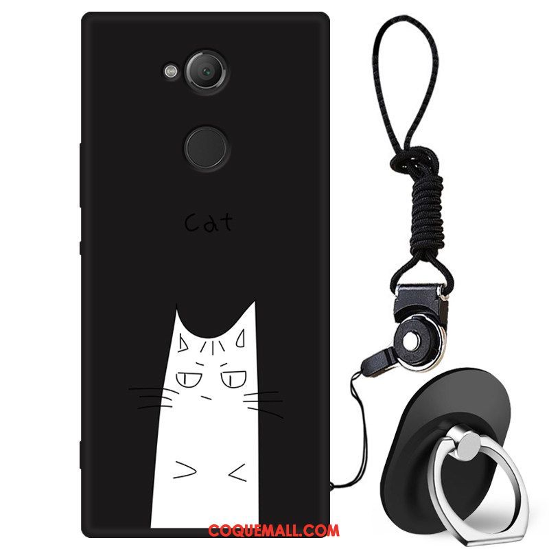 Étui Sony Xperia Xa2 Plus Incassable Noir Tendance, Coque Sony Xperia Xa2 Plus Tout Compris Téléphone Portable