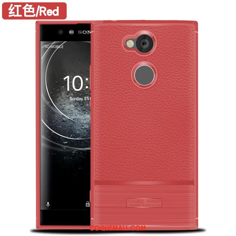 Étui Sony Xperia Xa2 Ultra Tout Compris Incassable Rouge, Coque Sony Xperia Xa2 Ultra Téléphone Portable Silicone