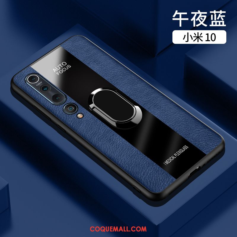 Étui Xiaomi Mi 10 Personnalité Bleu Silicone, Coque Xiaomi Mi 10 Tout Compris Nouveau Beige