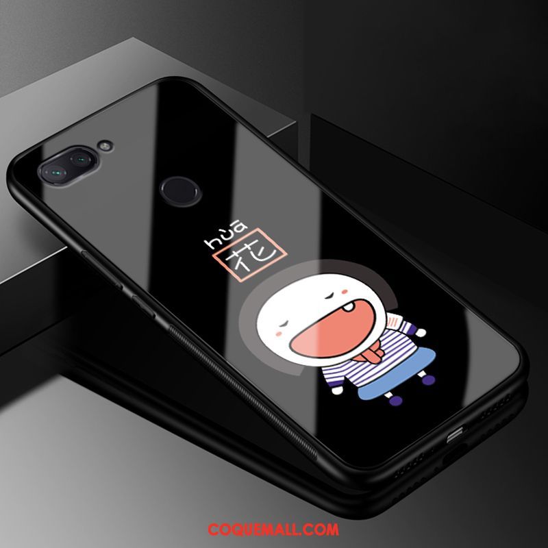 Étui Xiaomi Mi 8 Lite Marque De Tendance Noir Tout Compris, Coque Xiaomi Mi 8 Lite Petit Style Chinois Beige