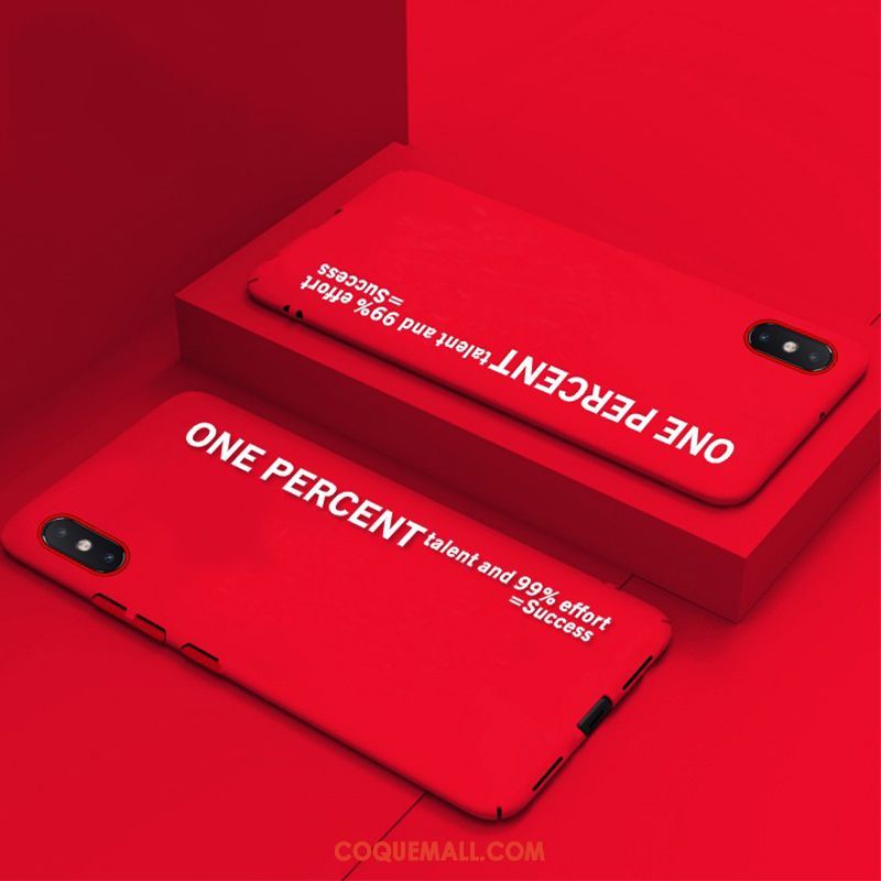 Étui Xiaomi Mi 8 Pro Rouge Tendance Petit, Coque Xiaomi Mi 8 Pro Protection Amoureux Beige