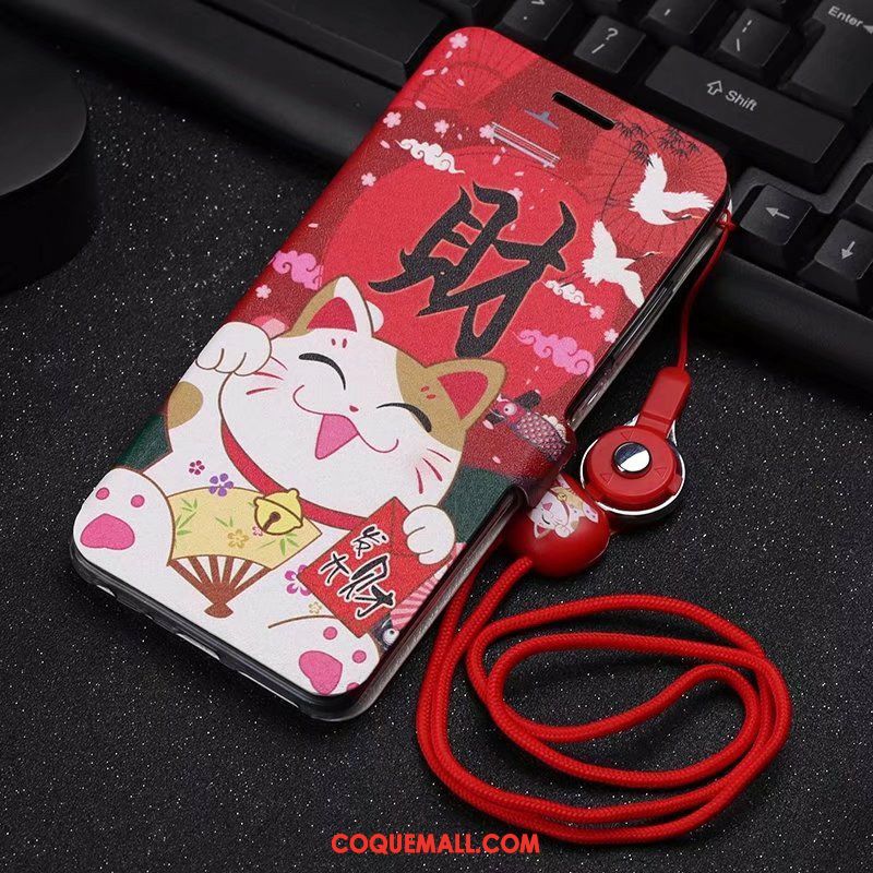 Étui Xiaomi Mi 8 Se Téléphone Portable Rouge Incassable, Coque Xiaomi Mi 8 Se Petit Tout Compris Beige