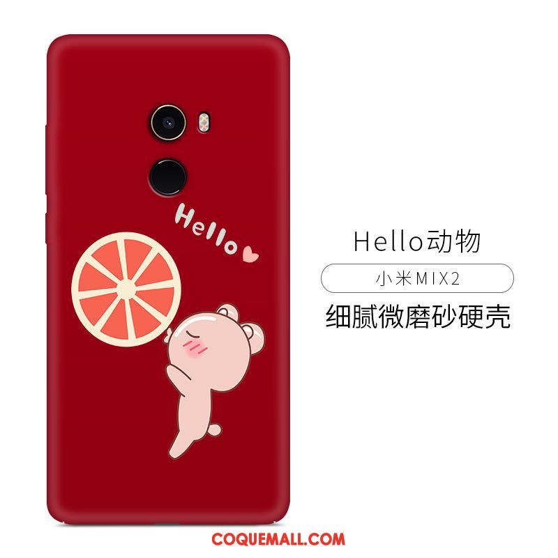 Étui Xiaomi Mi Mix 2 Difficile Téléphone Portable Amoureux, Coque Xiaomi Mi Mix 2 Incassable Tout Compris Beige