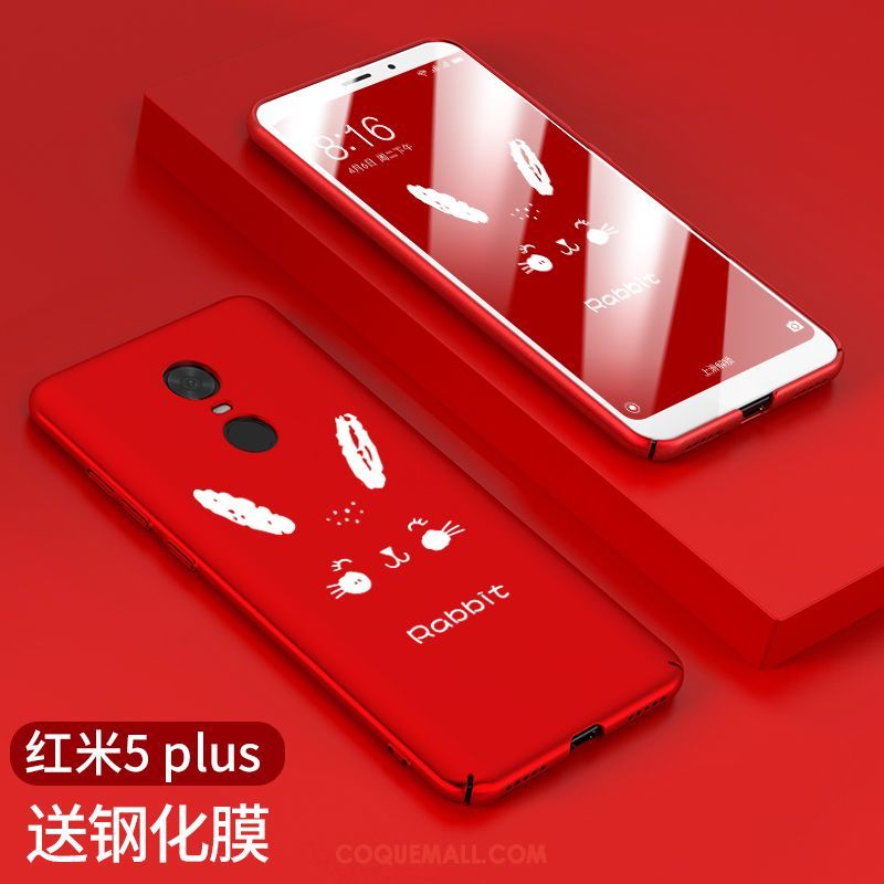 Étui Xiaomi Redmi 5 Plus Personnalité Difficile Petit, Coque Xiaomi Redmi 5 Plus Tout Compris Silicone Beige