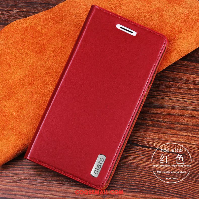 Étui Xiaomi Redmi 5 Plus Protection Rouge Étui En Cuir, Coque Xiaomi Redmi 5 Plus Petit Téléphone Portable Beige