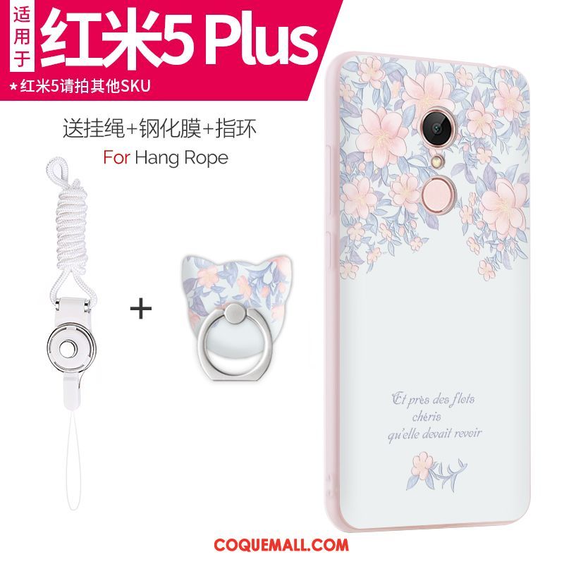 Étui Xiaomi Redmi 5 Plus Tendance Incassable Blanc, Coque Xiaomi Redmi 5 Plus Téléphone Portable Tout Compris Beige