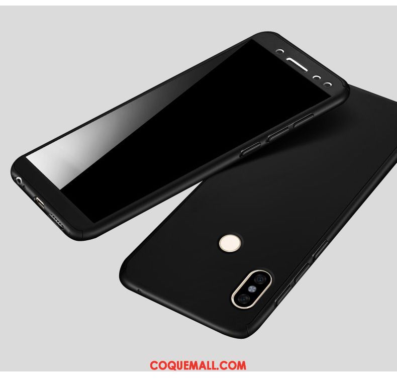 Étui Xiaomi Redmi Note 5 Rouge Noir Créatif, Coque Xiaomi Redmi Note 5 Téléphone Portable Incassable Beige