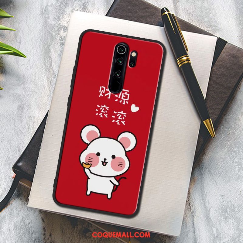 Étui Xiaomi Redmi Note 8 Pro Peinture Téléphone Portable Incassable, Coque Xiaomi Redmi Note 8 Pro Fluide Doux Créatif Beige