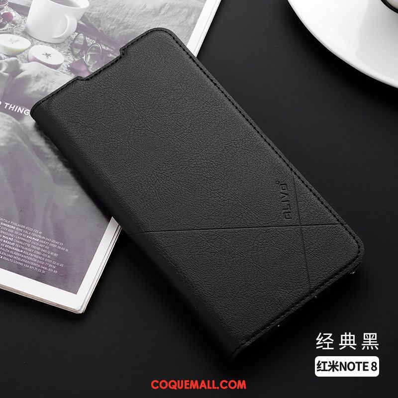 Étui Xiaomi Redmi Note 8 Pro Silicone Incassable Petit, Coque Xiaomi Redmi Note 8 Pro Tout Compris Noir Beige