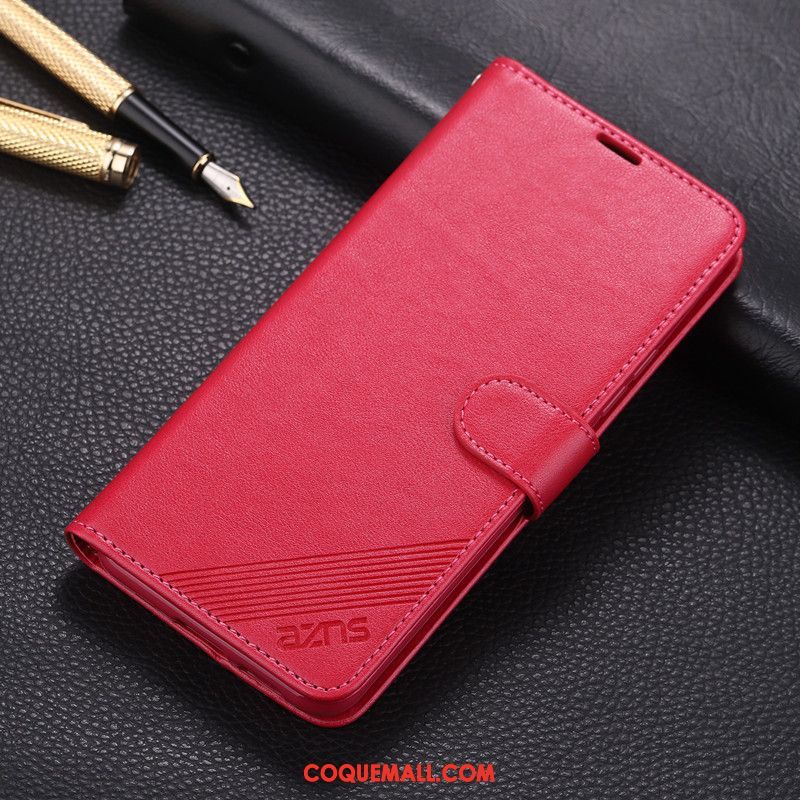 Étui Xiaomi Redmi Note 8t Incassable Protection Petit, Coque Xiaomi Redmi Note 8t Silicone Rouge Beige