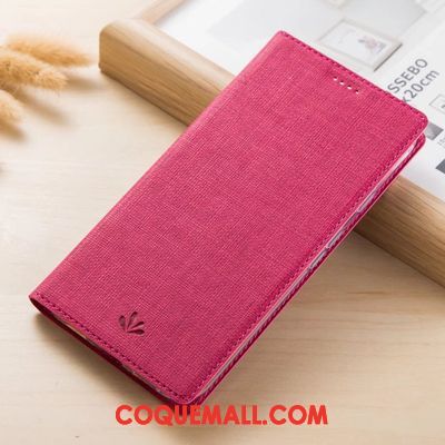 Étui Xiaomi Redmi S2 Modèle Fleurie Rouge Protection, Coque Xiaomi Redmi S2 Tout Compris Étui En Cuir Beige