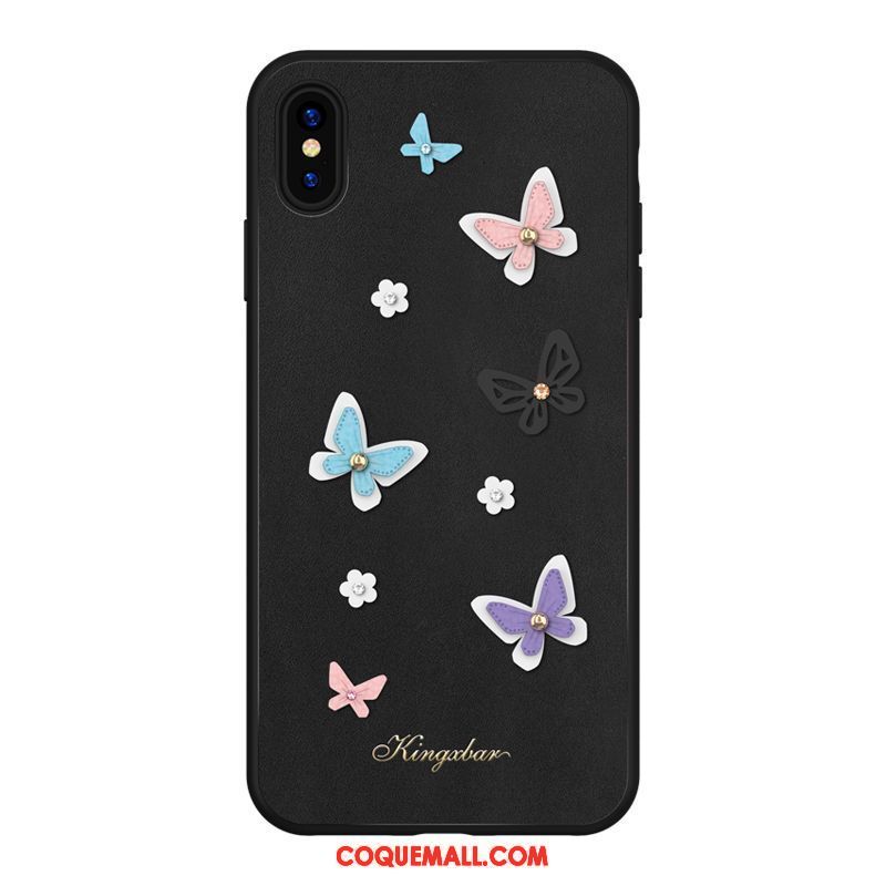 Étui iPhone Xs Max Protection Luxe Luxe, Coque iPhone Xs Max Mode Dimensionnel