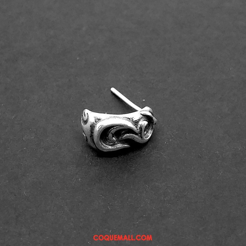 Bijoux En Argent Homme Pure Argenté Squelette, Bijoux En Argent Personnalité Accessoires